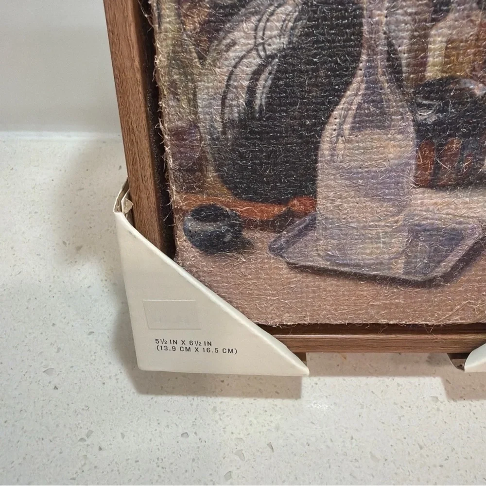 Hearth&hand Needle Point Wall Art Painting Vases New